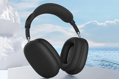 Silicone Case Cover for AirPods Max with Ear Pad Case Cover and Ear Cups Cover-Black