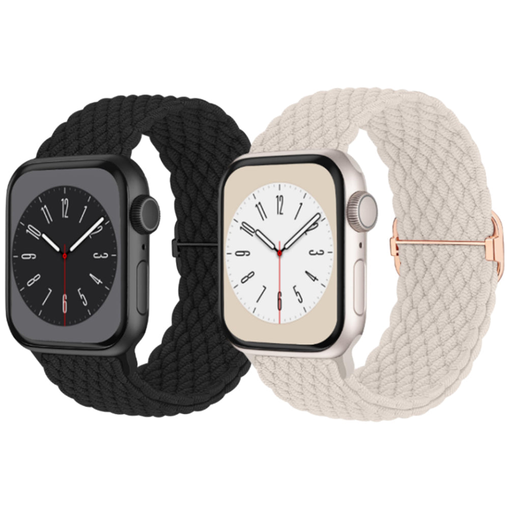 Adjustable Braided Loop Nylon Strap Compatible with Apple Watch Style 1