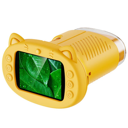 1000X Handheld Microscope 1080P Mini Pocket Digital Microscopes-Yellow