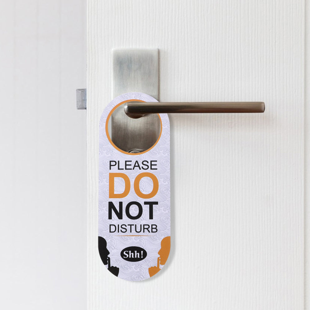 Do Not Disturb Door Hanger Sign Door Hanger Tag