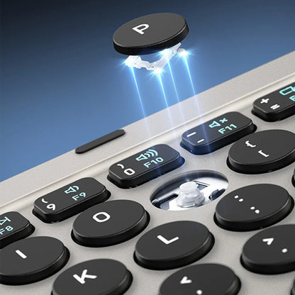 Tri Fold Bluetooth Keyboard with Touchpad Stand