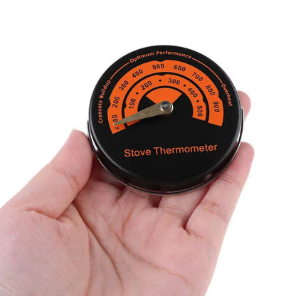 Heat Powered Fireplace Fan Eco-Friendly Stove Fan with Thermometer