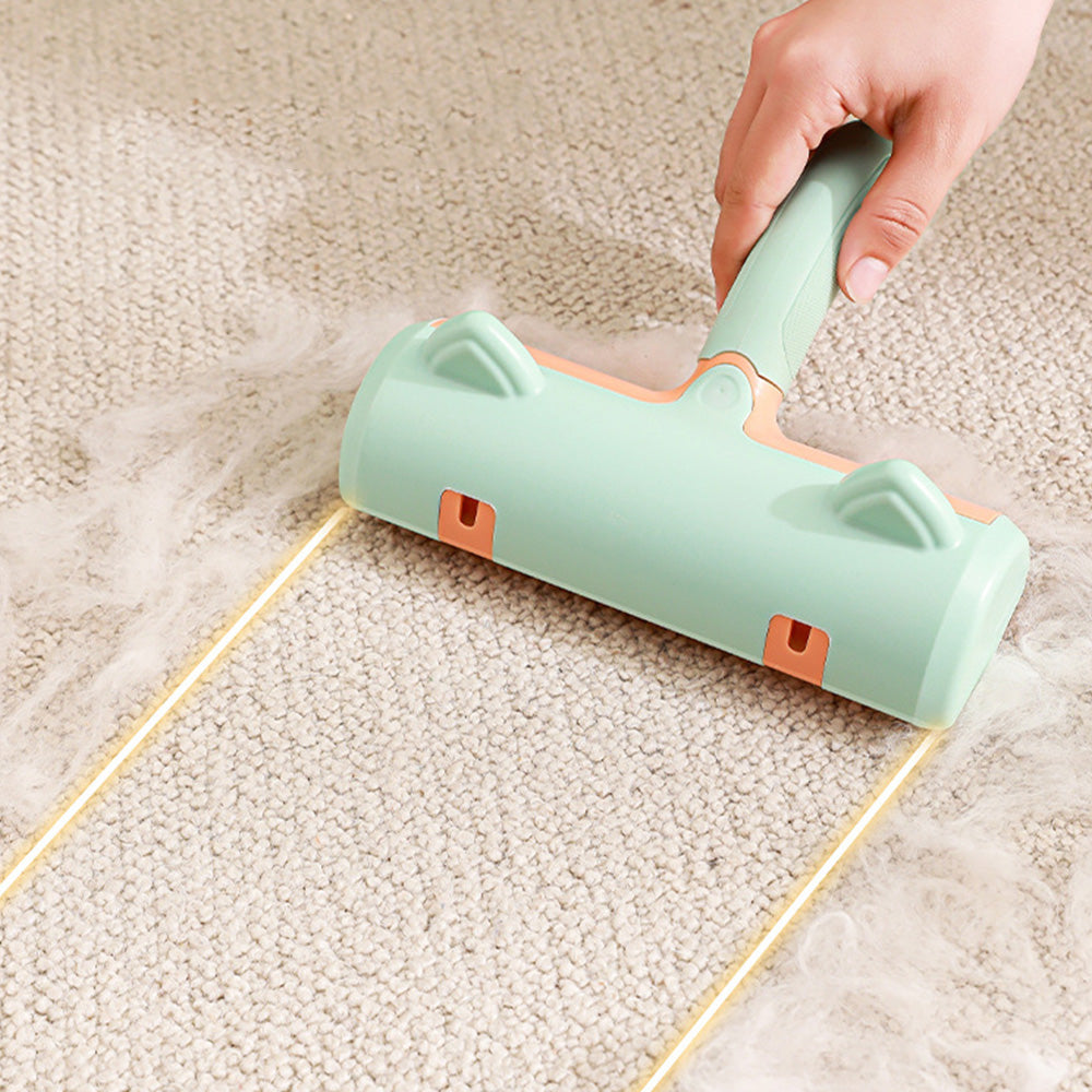 Reusable Pet Hair Remover Roller ââ‚?For Dog & Cat Fur on Furniture & Clothes Green