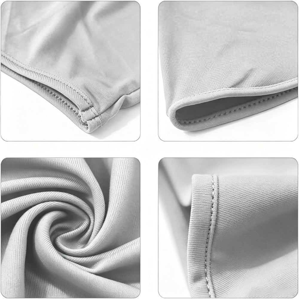 3 Piece 3 Hole Quick Dry Cycling Face Covers - Dark Grey