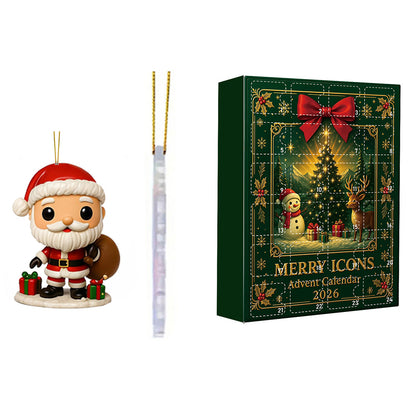 Christmas Advent Calendar 24 Day Countdown Set Xmas Tree Decor Gift for Adult