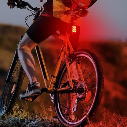 Water Resistant Front and Back Bike Lights for Night Riding USB Rechargeable Bicycle Headlight and Tail Light Set