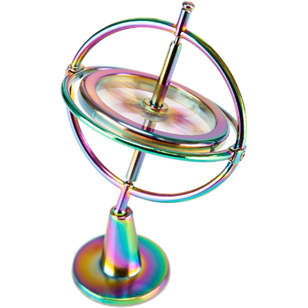 Metal Gyroscope Educational Fingertip Gyro Toy Speed Balance Spinning Top Gyroscope Mixed Color
