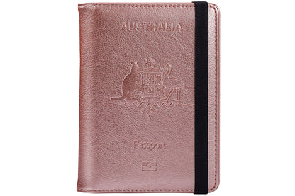 RFID Blocking Passport Wallet Water Resistant Travel Document Organizer -Cuticolor