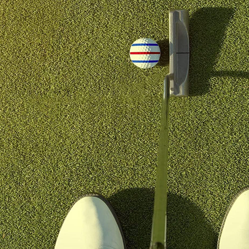 4Pcs Golf Ball Marking Stencils with 4 Colors of Golf Ball Markers Golf Ball Line Marker Tool