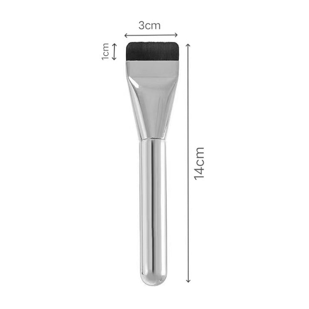 4 Pack Flat Foundation Brush Straight Head Makeup Brush for Liquid Foundation Face Mask