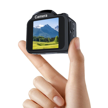 Mini Keychain Camera 4K Digital Camera Pocket-Sized Camera for Birthdays Gifts -Black