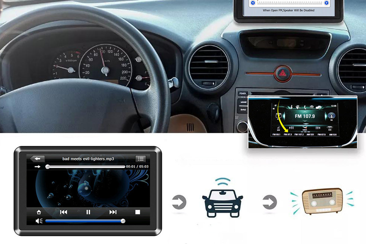 5 inch Car Truck Navigation  Navigator System Sat Nav Lifetime Map Speedcam-Britain