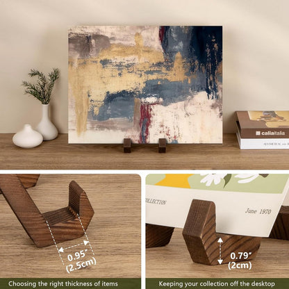 Picture Display Stand Plate Holder for Picture Frame Dish Photo Plaque Platter