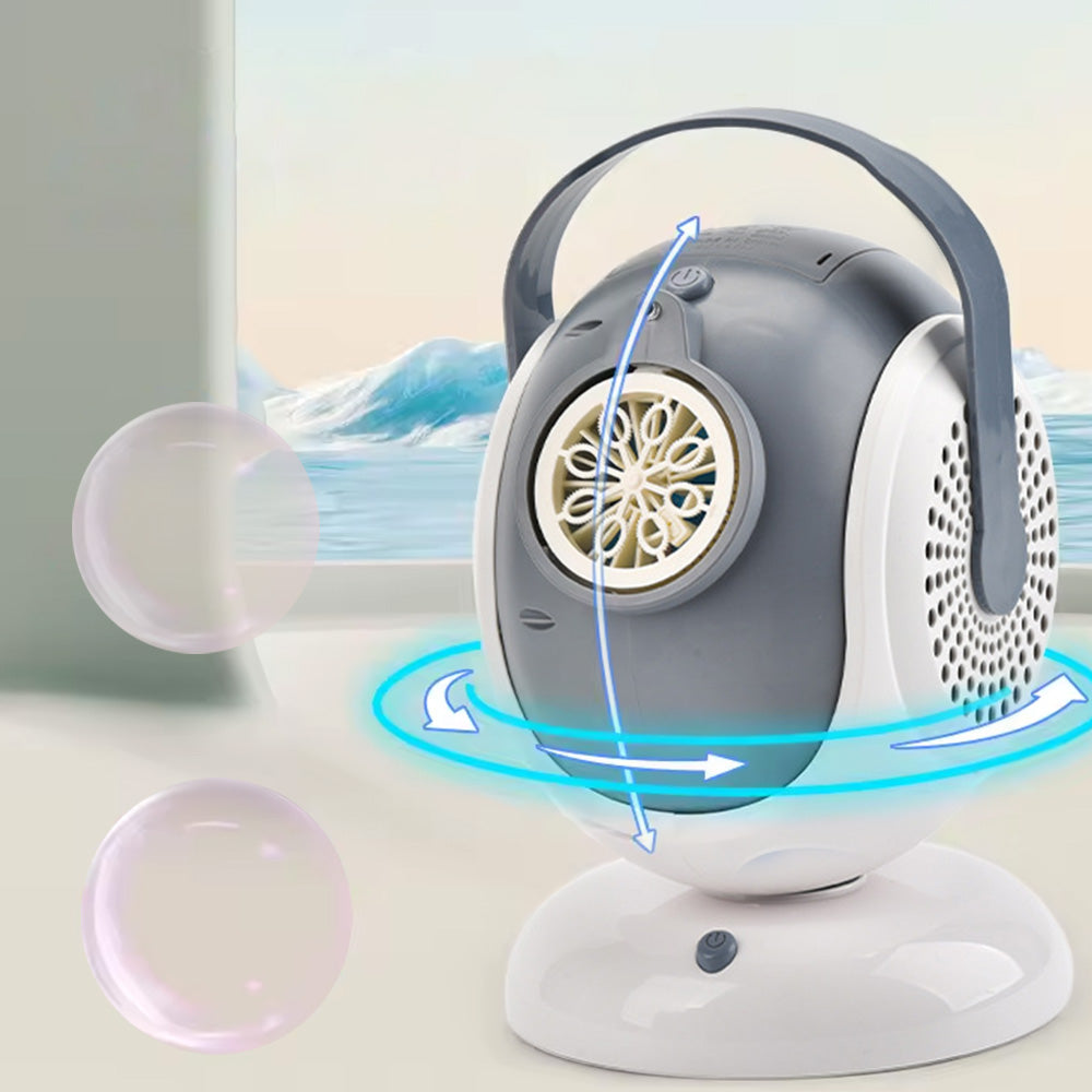 Automatic Bubble Machine Rotating Bubbles Blower Toy