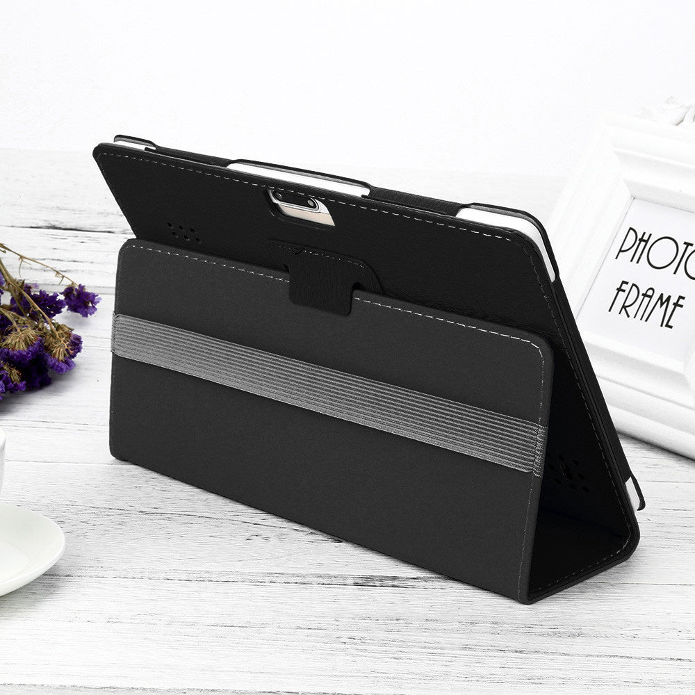10-10.1 Inch Universal Tablet Case with 360° Rotatable Stand Black