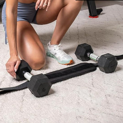 Hip Thrust Belt for Dumbbells Slip-Resistant Padding Booty Strength Training Belt