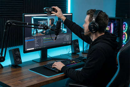 4K Webcam Video Camera for PC Laptop