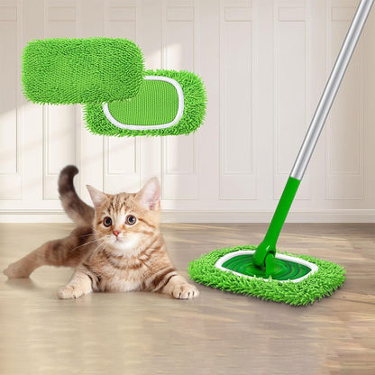 8Pcs Replacement Microfiber Mop Pads Compatible with Swiffer Sweeper Reusable Sweeping Cloths