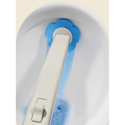 Toilet Bowl Brush and Holder Set Toilet Cleaning System with 24 Refill Heads