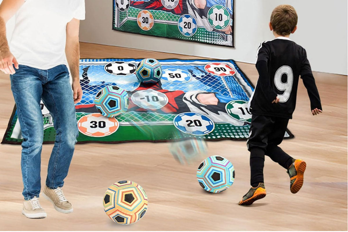 Portable Soccer Goal Set - Yellow