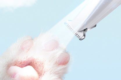 Dog and Cat Grooming Trimmer LED Electric Pet Paw Hair Cutter