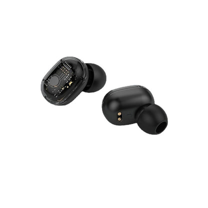 Bluetooth 5.1 Wireless Earbuds with LED Display IPX4 Waterproof Headphones-Black