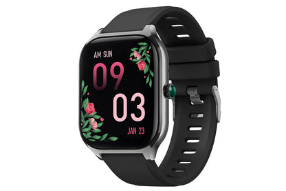 Smart Watch 2.01-Inch Fitness Watch with Heart Rate Sleep Monitor Blood Oxygen 123 Sports Modes Activity Tracker -Black