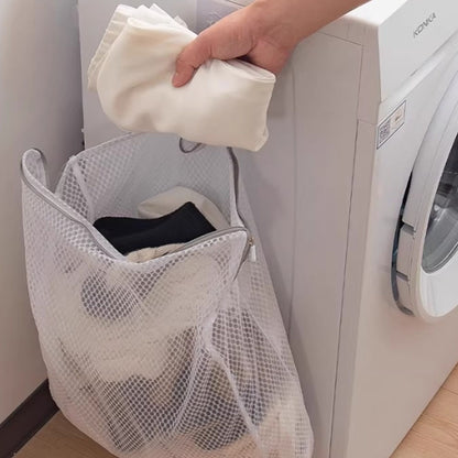 4 Pack 3D Polyester Mesh Laundry Bags with Handles