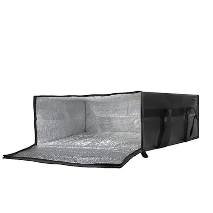 Large Foldable Insulated Pizza Cake and Food Delivery Bag-Black