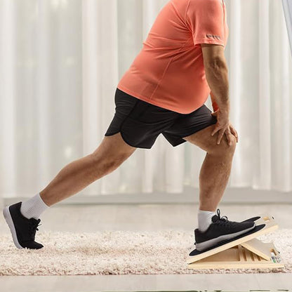 5 Angle Adjustable Calf Stretcher Slant Board Wood Balance Board for Home Gym