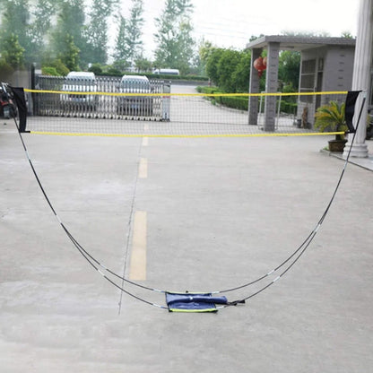 Portable Badminton Net Set Easy-Setup Ball Game Net Stand for Outdoor