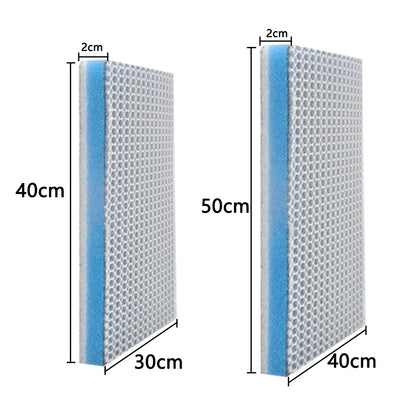 2 Piece Thickened 8D Aquarium Filter Pads for Fish Tank