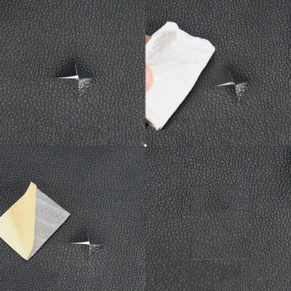 2M Self-Adhesive Leather Repair Patch Renovation Sticker for Couch Sofa Car Seat Chair Black