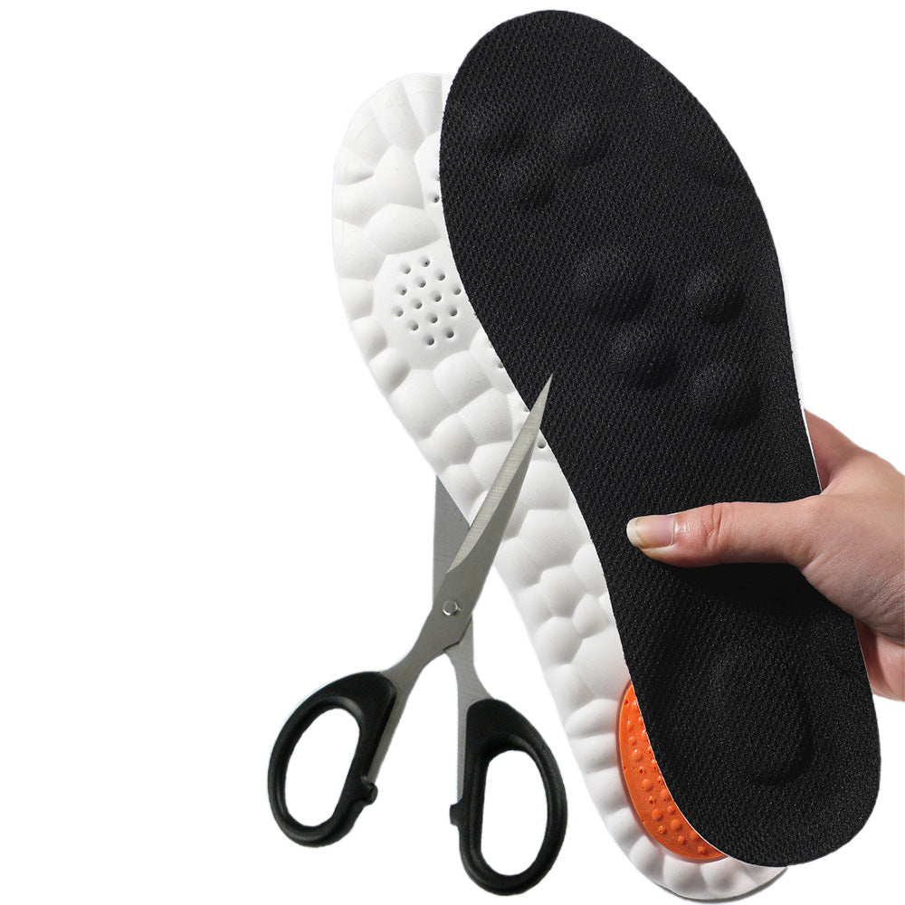 Pair of 4D Cloud-Soft Comfort Soles Cushioning Arch Support Insoles