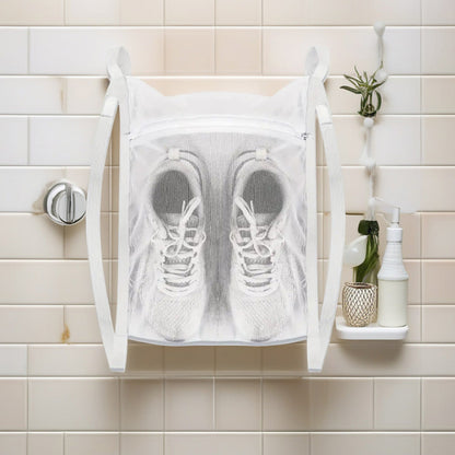 2PCS Shoe Laundry Bags for Washing Machine Mesh Wash Bags for Shoes Sneaker