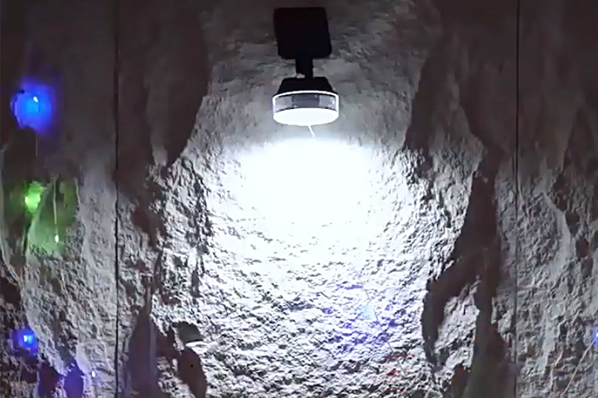 Motion Sensing Solar Wall Light with String Light