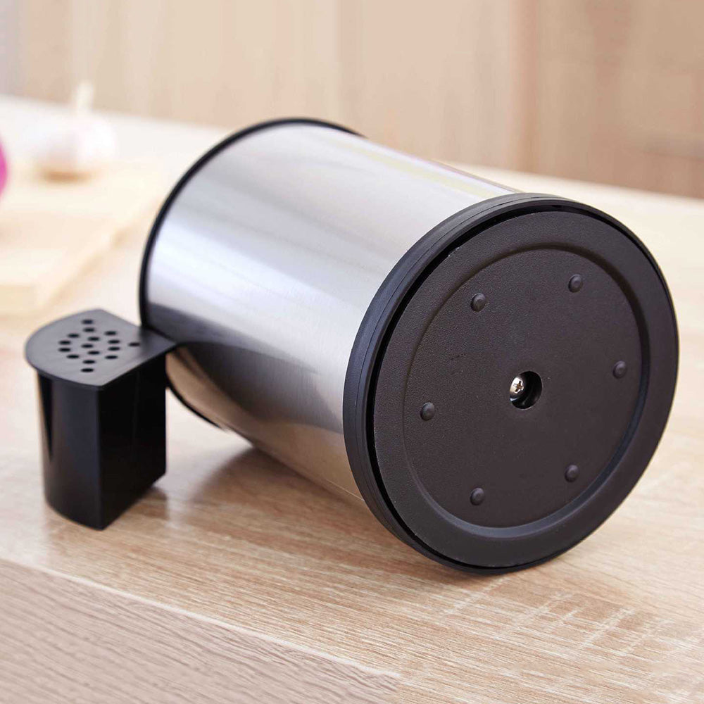 360 Degree Rotating Stainless Steel Kitchen Utensil Holder