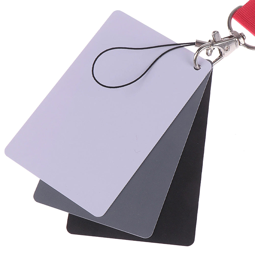 2 Set White Balance Cards 18 Percent Exposure Kit