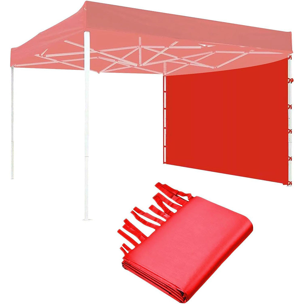 Instant Canopy Tent Sidewalls Portable Canopy with Side Panels for Camping Red