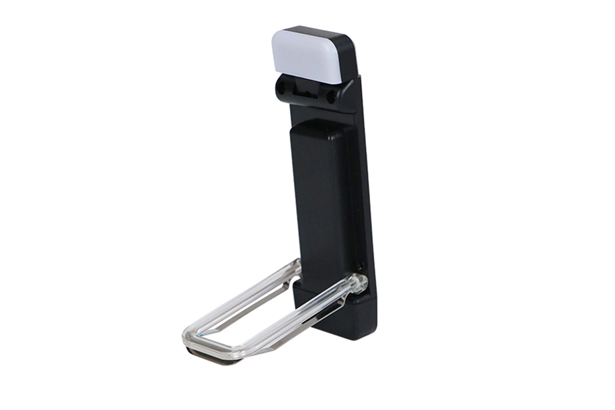 Book Light Clip-On USB Rechargeable Reading Lamp Adjust Angle LED Reading Light-Black