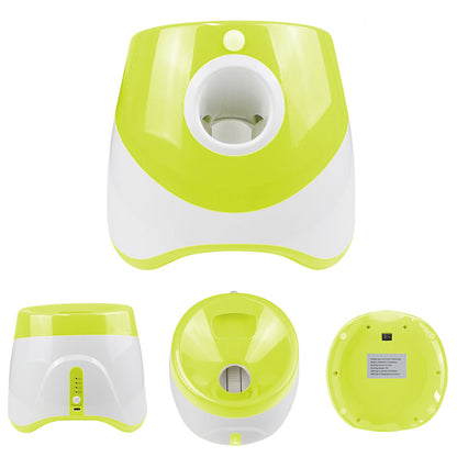 Automatic Dog Tennis Ball Launcher with 3 Balls - Green