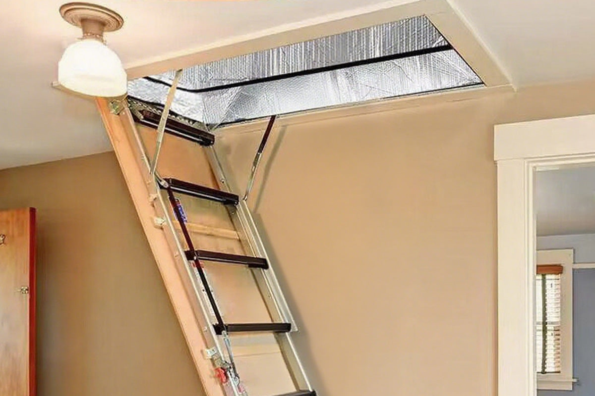 Attic Stairs Insulation Cover with Zipper Seal Thermal Barrier Dustproof Tent
