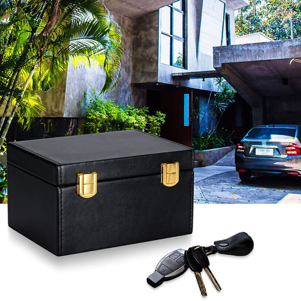 Carbon Fiber RFID signal shielded Car Key Signal signal shielded Case & Anti-Theft Pouch Set
