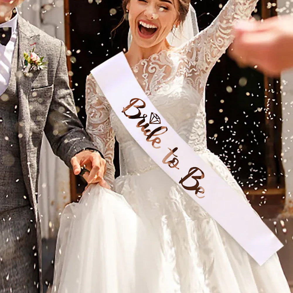 7Pcs Bride to Be Sash Set Team Bride Sash for Bridal Shower Bachelorette Parties