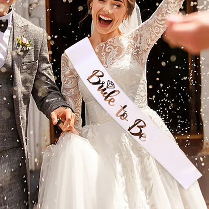 7Pcs Bride to Be Sash Set Team Bride Sash for Bridal Shower Bachelorette Parties