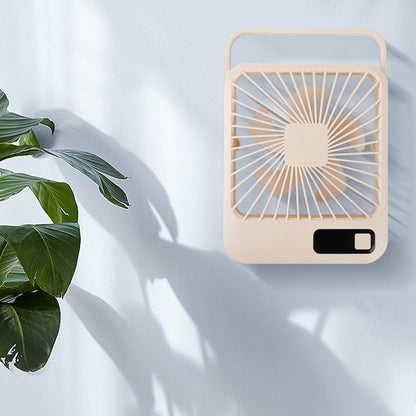 5 Speed Desktop Fan USB Rechargeable 180 Degree Foldable Digital Display Fan Cuticolour