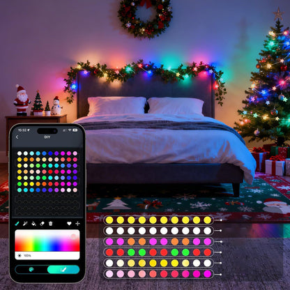 Smart Star Fairy Lights Color Changing String Lights Christmas Decor