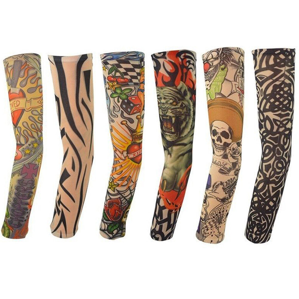 6 Pack Realistic Fake Tattoo Cover Fake Tattoo Sleeves