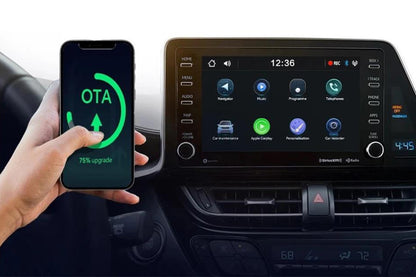 2-in-1 Wireless CarPlay and Android Auto Adapter Plug and Play for iPhone Android