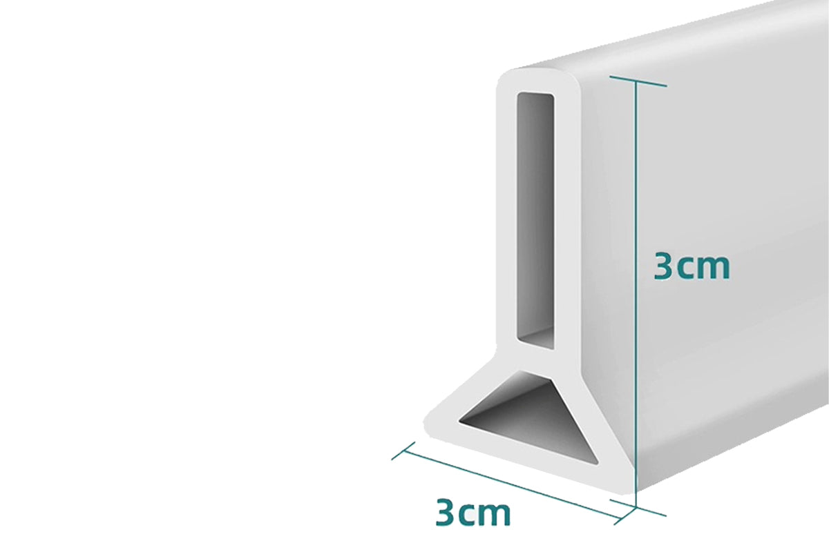 Flexible High Shower Threshold Water Dam